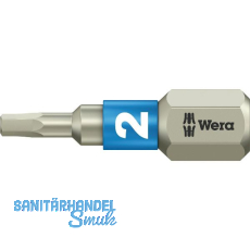 WERA Bit-Einsatz Edelstahl 3840/1TS 1/4"sechskant 2.0/25 mm Innensechskant WERA Bit-Einsatz Edelstahl 3840/1TS 1/4"sechskant 2.0/25 mm Innensechskant