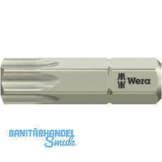 WERA Bit-Einsatz Edelstahl 3867/1TS 1/4"sechskant TX40/25 mm Torx�