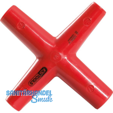 Kreuzschlüssel Schutzisolierung 10x13x14x17 mm Kreuzschlüssel Schutzisolierung 10x13x14x17 mm
