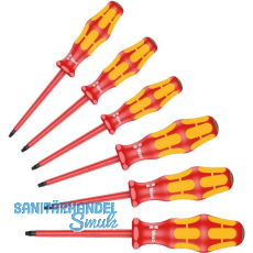 WERA Schraubendreher-Satz Kraftform Plus 167 i/6 VDE Torx� 6-teilig