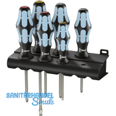 WERA Schraubendreher-Satz 3334/3350/3355/6 Edelstahl PH/PZ/Schlitz 6-teilig WERA Schraubendreher-Satz 3334/3350/3355/6 Edelstahl PH/PZ/Schlitz 6-teilig