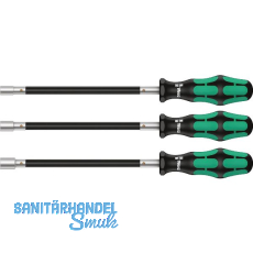WERA Schlauchklemmen-Schraubendreher-Satz 391/3 Außensechskant 3-teilig WERA Schlauchklemmen-Schraubendreher-Satz 391/3 Außensechskant 3-teilig
