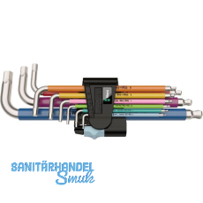 WERA Sechskant Stiftschlüssel-Satz 3950/9 Hex-Plus Edelstahl 1 9-teilig WERA Sechskant Stiftschlüssel-Satz 3950/9 Hex-Plus Edelstahl 1 9-teilig