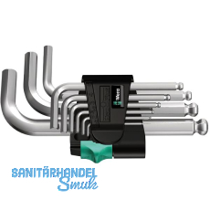 WERA Sechskant Stiftschlüssel-Satz 950/9 Hex-Plus 3 1.5-10 mm 9-teilig WERA Sechskant Stiftschlüssel-Satz 950/9 Hex-Plus 3 1.5-10 mm 9-teilig