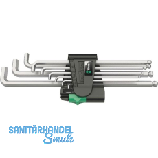 WERA Sechskant Stiftschl�ssel-Satz 950/9 Hex-Plus 4 1.5-10 mm 9-teilig