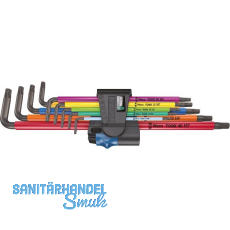 WERA Torx®-Stiftschlüssel-Satz 967/9 TX XL MC HF 1 TX8-40 9-teilig WERA Torx®-Stiftschlüssel-Satz 967/9 TX XL MC HF 1 TX8-40 9-teilig