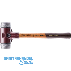 HALDER Schonhammer Temperguss Kopf � 60 mm Alu Hickory Stiel