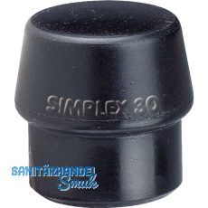 HALDER Schonhammer-Einsatz Kopf ø 60 mm Gummi schwarz HALDER Schonhammer-Einsatz Kopf ø 60 mm Gummi schwarz