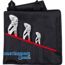 KNIPEX Zangenschl�ssel-Set 001955S6 3-teilig in Rolltasche, SW 23-52 mm