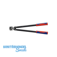KNIPEX Kabelschere 9512 f�r Kabel 27 mm/150 mm�, 2K-Griff, br�niert, L=500 mm