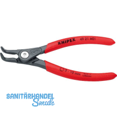 KNIPEX Pr�zisions Sicherungsringzange 4921 A01 DIN 5254 B au�en gebogen
