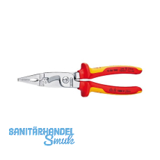 KNIPEX Elektro-Installationszange VDE mit 6 Funktionen Länge 200 mm KNIPEX Elektro-Installationszange VDE mit 6 Funktionen Länge 200 mm