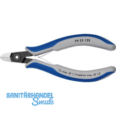 KNIPEX Pr�zisions-Elektronik-Seitenschneider 7922 DIN 9654 rund, L=125 mm