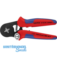 KNIPEX Crimpzange selbsteinstellend Seiteneinf�hrung 0,08-16 mm�, L=180 mm