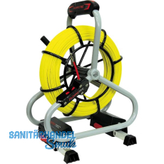 RUNPOTEC Glasfaserstab auf Stahlhaspel Ø 4,5 mm Länge 60 m RUNPOTEC Glasfaserstab auf Stahlhaspel Ø 4,5 mm Länge 60 m