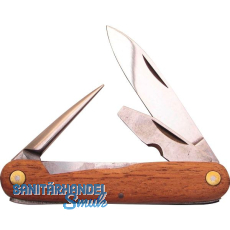 Kabelmesser klappbar dreiteilig Klinge, Schaber und Schraubendreher