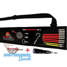 RUNPOTEC Kabeleinziehhilfe RUNPOSTICKS Comfort Set 19-teilig