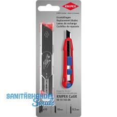 KNIPEX Ersatzklingenpack CutiX® mit 18 mm Abbrechklingen (10 Stück) KNIPEX Ersatzklingenpack CutiX® mit 18 mm Abbrechklingen (10 Stück)