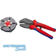 KNIPEX Crimpzange Multicrimp mit 5 Einsätzen Länge 250 mm KNIPEX Crimpzange Multicrimp mit 5 Einsätzen Länge 250 mm