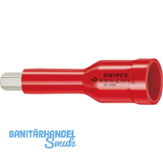 KNIPEX Steckschlüssel-Einsatz isoliert 9849, 1/2" für Innensechskant, SW 8 mm KNIPEX Steckschlüssel-Einsatz isoliert 9849, 1/2" für Innensechskant, SW 8 mm