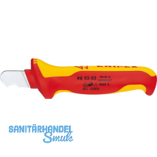 KNIPEX Kabelmesser VDE 985503 Hakenklinge f. Rundkabel Klingenl�nge 28mm L=170mm