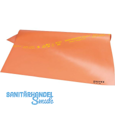 KNIPEX VDE Gummi-Abdecktuch 9867, Abmessung 500 x 500 x 1 mm, orange