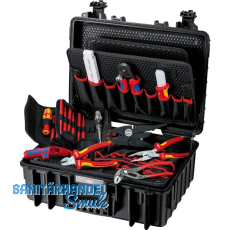 KNIPEX Werkzeugkoffer Robust23 Elektro 002135, 470x190x370mm, Kunststoff schwarz