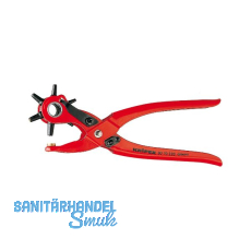 KNIPEX Revolverlochzange mit 6 auswechselbaren Lochpfeifen Länge 220 mm KNIPEX Revolverlochzange mit 6 auswechselbaren Lochpfeifen Länge 220 mm