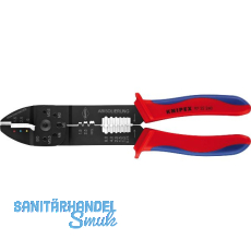 KNIPEX Crimpzange 9722 Kabelschuhe/-Verbinder/Steckverbinder, 0,5-6mm², L=240mm KNIPEX Crimpzange 9722 Kabelschuhe/-Verbinder/Steckverbinder, 0,5-6mm², L=240mm