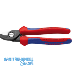 KNIPEX Kabelschere 9512 f�r Kabel 15 mm/50 mm�, 2K-Griff, br�niert, L=165 mm