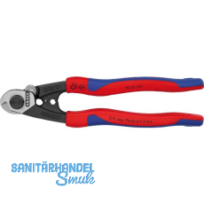 KNIPEX Drahtseilschere 9562 f�r Draht/Kabel bis 7mm, 2K-Griff, br�niert, L=190mm