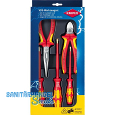 KNIPEX VDE-Werkzeugsatz 5-teilig 002013 Zangen und Wera Schraubendreher
