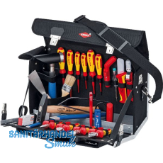 KNIPEX Elektro-Werkzeugtasche 002102EL, 23-teilig, Polyester schwarz KNIPEX Elektro-Werkzeugtasche 002102EL, 23-teilig, Polyester schwarz