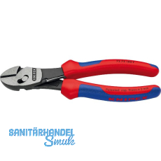 KNIPEX Kraftseitenschneider TwinForce�, 2-K mit Feder 180 mm