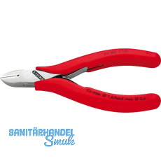 KNIPEX Elektronik-Seitenschneider 7701 DIN 9654 rund, kleine Facette, L=115 mm