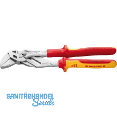 KNIPEX Zangenschl�ssel VDE 8606 SW-52 mm 19 Positionen 2K-Griff chrom, L=250 mm