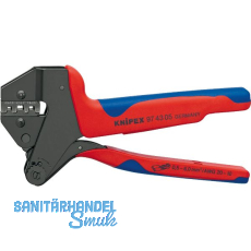 KNIPEX Crimp-Systemzange 974305 mit Crimpeinsatz f�r unisolierte Steckverbinder