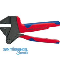 KNIPEX Crimp-Systemzange 9743200A einzeln, 2K-Griff, L=200 mm