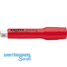 KNIPEX Verlängerung isoliert 3/8" Type 9835, mit Innen-/Außenvierkant, L=125 mm KNIPEX Verlängerung isoliert 3/8" Type 9835, mit Innen-/Außenvierkant, L=125 mm
