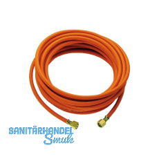 Propangasschlauch mit Anschluss L�nge 10 m 6,3 x 5 mm