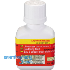 ROTHENBERGER Lötwasser-Konzentrat Inhalt 24 ml verdünnbar 1:5 mit Wasser ROTHENBERGER Lötwasser-Konzentrat Inhalt 24 ml verdünnbar 1:5 mit Wasser