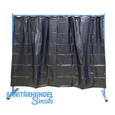 KEMPER Schwei�erschutzwand 1-teilig Breite 2.10 m dunkelgr�n