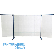 KEMPER Schweißerschutzwand 3-teilig Breite 3.80 m glasklar KEMPER Schweißerschutzwand 3-teilig Breite 3.80 m glasklar