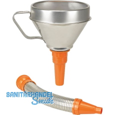 PRESSOL Trichter-Set mit Auslaufrohr Stahlblech ø 200 mm PRESSOL Trichter-Set mit Auslaufrohr Stahlblech ø 200 mm