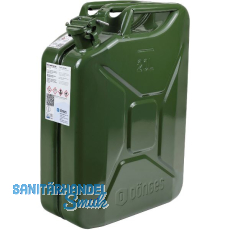 Kraftstoffkanister Stahlblech lackiert oliv Inhalt 20 Liter