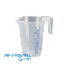 PRESSOL Messbecher transparent Polypropylen Inhalt 1,0 Liter