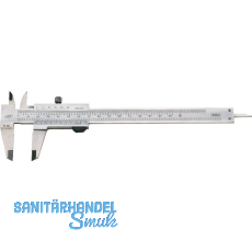 HELIOS PREISSER Messschieber m. Feststellschraube DIN862 Tiefenm. eckig 0-150 mm