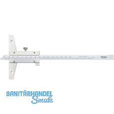MITUTOYO Tiefenmessschieber mit Feststellschraube Messbereich 0-200 mm MITUTOYO Tiefenmessschieber mit Feststellschraube Messbereich 0-200 mm