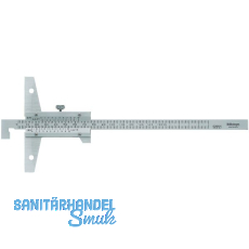 MITUTOYO Tiefenmessschieber mit Feststellschraube und Haken Messbereich 0-200 mm MITUTOYO Tiefenmessschieber mit Feststellschraube und Haken Messbereich 0-200 mm