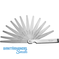 RICHTER Fühlerlehre Messbereich 0,03-0,10 mm Blattlänge 100 mm 8 Blatt RICHTER Fühlerlehre Messbereich 0,03-0,10 mm Blattlänge 100 mm 8 Blatt